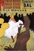 Henri de toulouse-lautrec, La Goulue,Dance at the Moulin Rouge